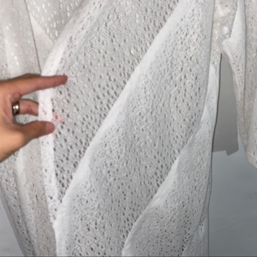 Jm Collection Open Front Cardigan Size Medium - image 3